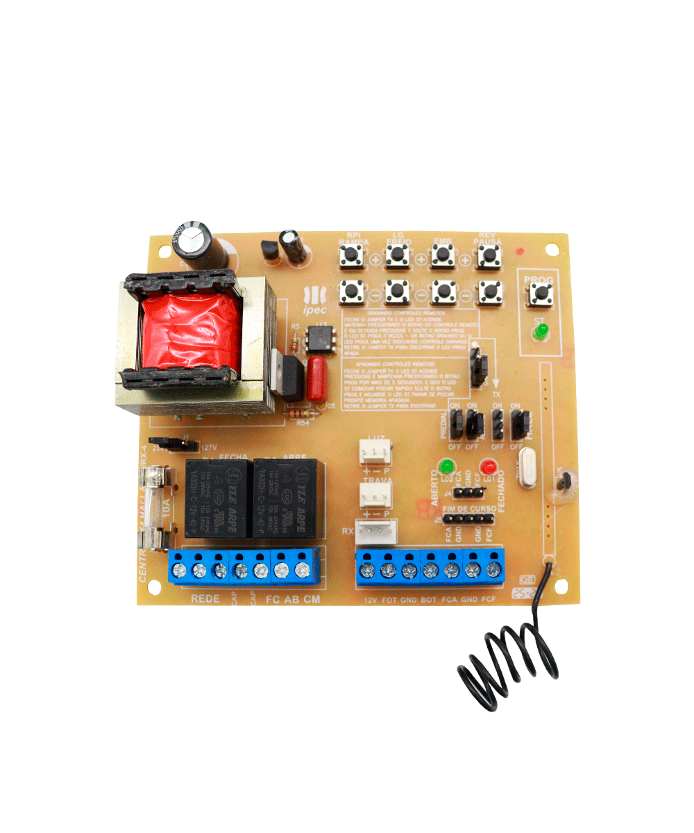 Imagem do CENTRAL RAMPA X4 COM SENSOR HALL