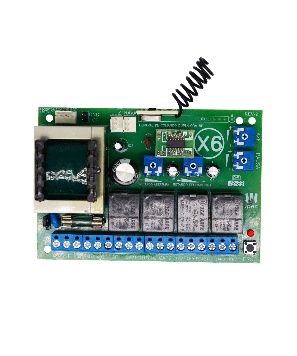 Imagem do Central X6 Dupla com Receptor