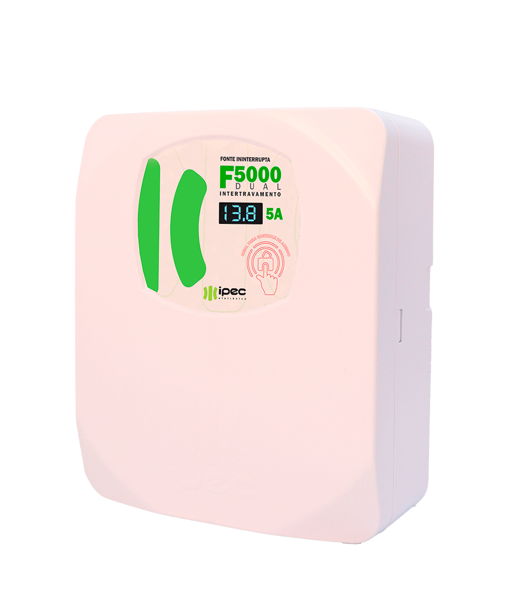 Imagem do FONTE ININTERRUPTA F5000 DUAL INTERTRAVAMENTO 5A COM RECEPTOR